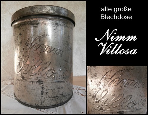 Seltene alte große blechdose - seltene,