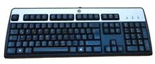 HP KU-0316 Tastatur Keyboard USB 2.0 schwarz silber QWERTZ Deutsch DE Gebraucht
