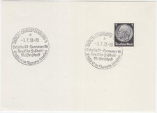 Endspiel Deutsche Fussballmeisterschaft 1938 FC Schalke 04 - Hannover 96 Stempel