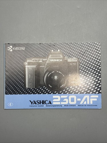 Yashica 230 instruction - 230-af,