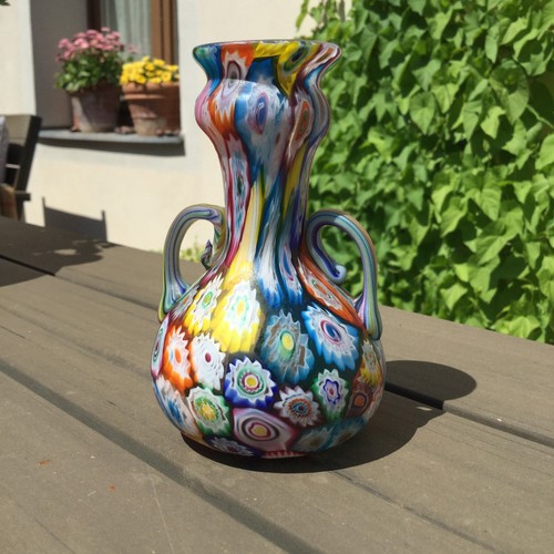 Vase glas murano - -,