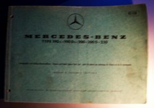 Ersatzteilkatalog: Mercedes Benz  190c , 190Dc , 200 , 200D , 230 ; Ausgabe 1966
