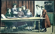 49336 AK DRESDEN Weber´s Zither Schule Dresden 26.03.1913
