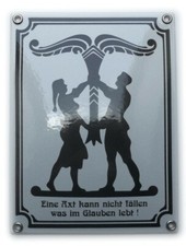 Emailleschild Irminsul - Eine