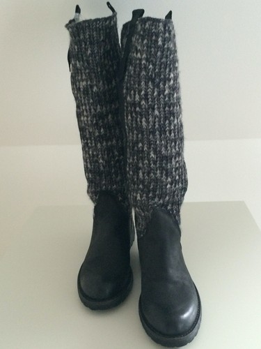 Accademia leder stiefel - leder, mit