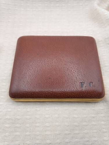 Altes zigarettenetui braun - braun, und