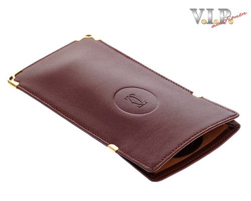 Cartier must brillenetui leder - cartier,