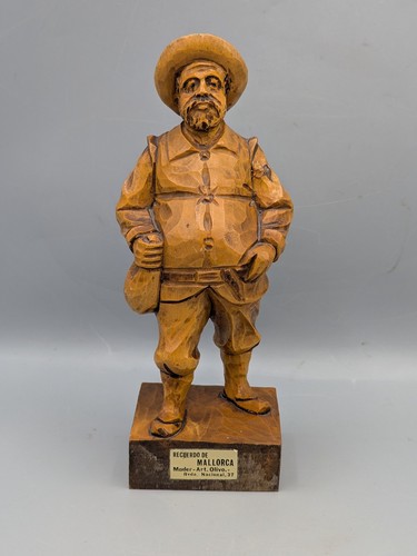 Holzfigur bauer mallorca - bauer,
