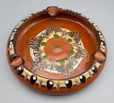 DKZ Troyan Bulgarien Keramik Aschenbecher handbemalt Vintage/Retro