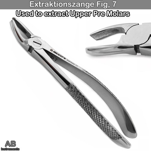Zahnextraktionszange fig 7 - zahnextraktionszange,
