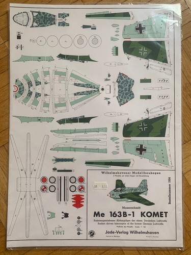 Messerschmitt 163b komet - me,