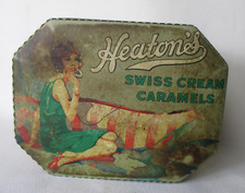 Alte Bonbon Reklame Blechdose