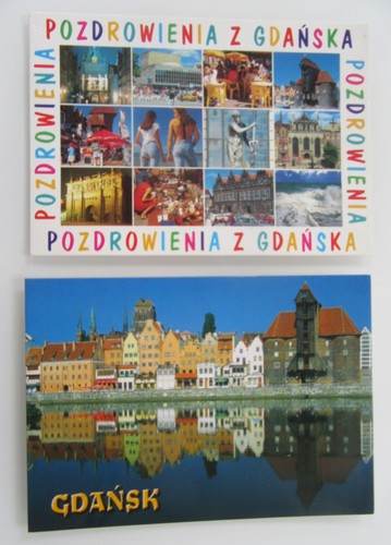 Postkarten lot gdansk - postkarten,