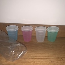 Tupperware Wichtel 4 Stück 50 ml Rarität mit Deckel