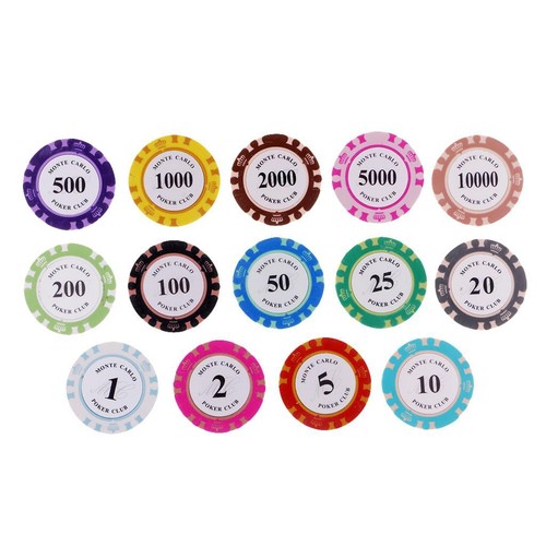 14pcs poker chips - 14pcs,