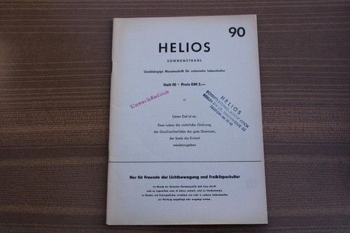 Helios sonnenstrahl heft - helios, nr