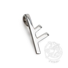 Rune FEHU Wikinger Anhänger