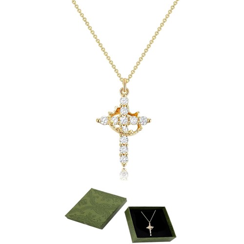 Kreuzkette damen choker - kreuzkette,