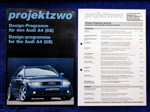 Audi projektzwo prospekt - a4,
