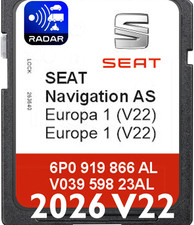 SD KARTE für SEAT MAP EUROPA