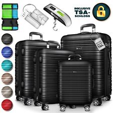 tillvex® Reisekoffer Set Koffer Hartschale Trolley Kofferset Tasche S-M-L-XL