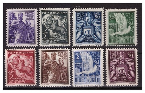 Vaticano 1938 posta - vaticano, aerea