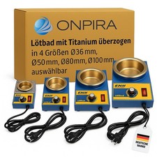 Lötbad Ø80mm Titanium