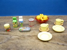 Geschirr Lebensmittel Küchen Zubehör City Puppenhaus Playmobil PF477