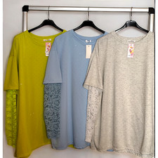 Shirt mit Ärmel aus Spitze GR