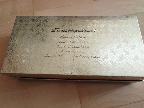 Alte pralinenschachtel trumpf - alte,
