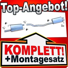 EDELSTAHL Auspuff für VW T5 2.0 TDi BiTDi 2.5 TDi SWB-Kurz 03-15 Auspuffanlage