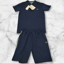 Lacoste Monogram Anzug Blau