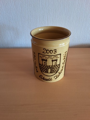 Bierkrug ton 550 jahre stadt - "550,