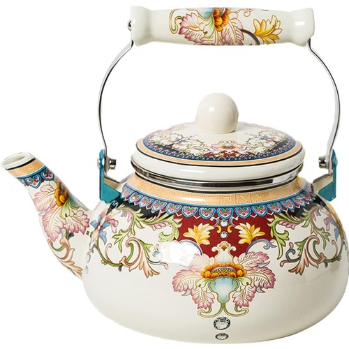Wasserkessel emaille 24l retro - emaille,