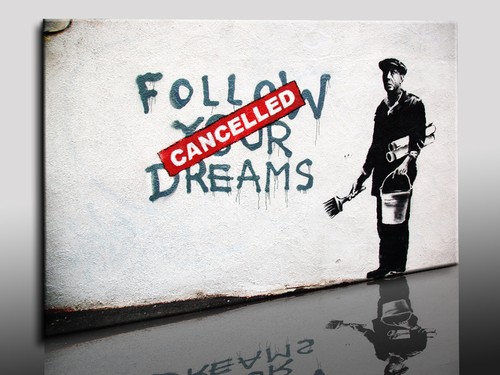 Kunstdruck banksy graffiti - banksy,