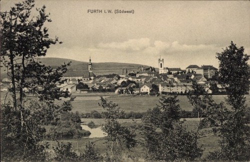 Furth wald oberpfalz - ak,