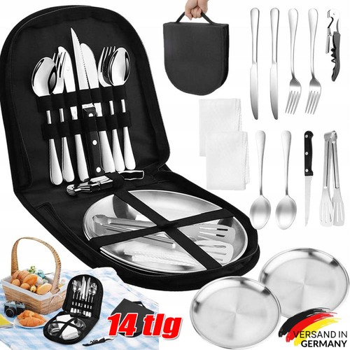 Camping geschirr besteckset - geschirr,