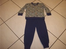 Jungen  Schlafanzug Gr. 110/116 Tier Motive 95% Cotton 5% Elasthan Tchibo  Top