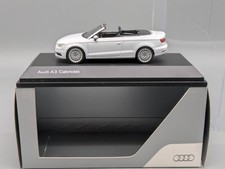 Modellautos 1:43 Herpa Audi A3 Cabriolet Dealer Edition Gletscher Weiß mit OVP