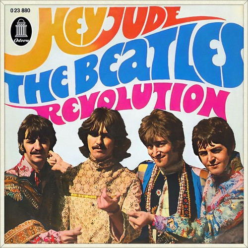Repro photo the beatles hey - photo,
