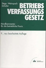 Betriebsverfassungsgesetz. Handkommentar für die betriebliche Praxis - Dieter St