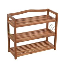 Schuhregal Schuhschrank Holz Regal 3 Etagen Schuhablage Schrank Schuhständer