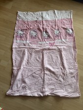 Hello Kitty Bettwäsche Set Rosa Weiß Sanrio  Kissen- & Deckenbezug