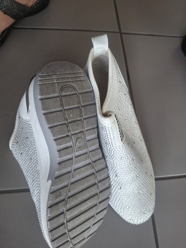 Damen keil sneaker glitzer - sneaker,
