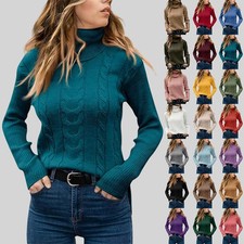 Winter Damen Langarm Jumper