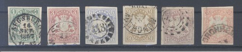 Bayern 19 freimarken - c),