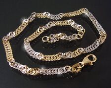 Fußkette 2,9mm Singapurkette 925 Sterling Silber gold 23-25cm Kette Fuß 12429-25