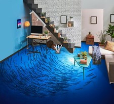 3D Seefisch 1691 Fußboden