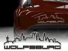 Aufkleber wolfsburg skyline - aufkleber,