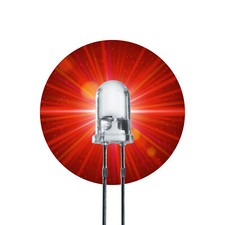 100x LED Leuchtdiode 5mm rot